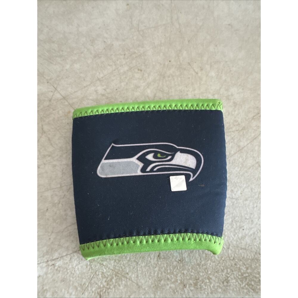 Seattle Seahawks Logo Can Cooler 12oz Collapsible Koozie - American Express